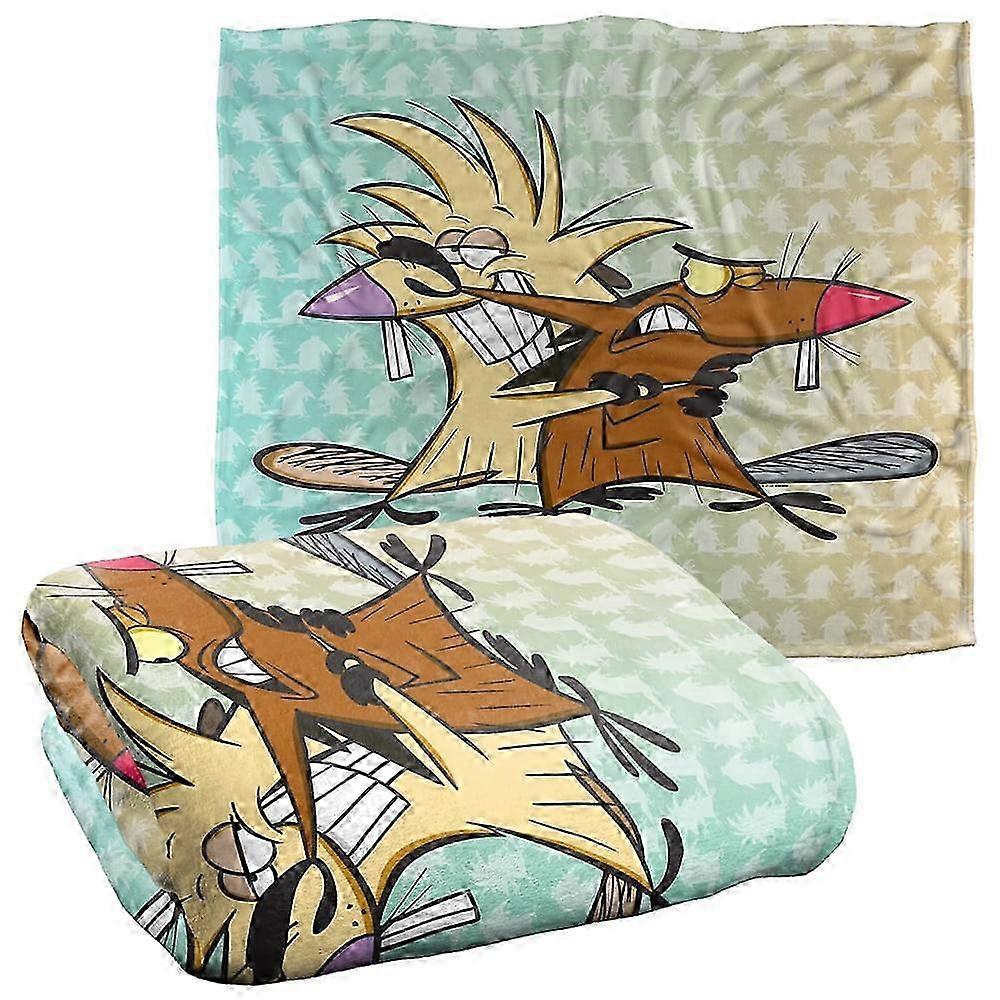 t2889 Cobertor Angry Beavers Blanket, x Brothers Silky Touch Super Soft Throw Blankets Blanket bn2889