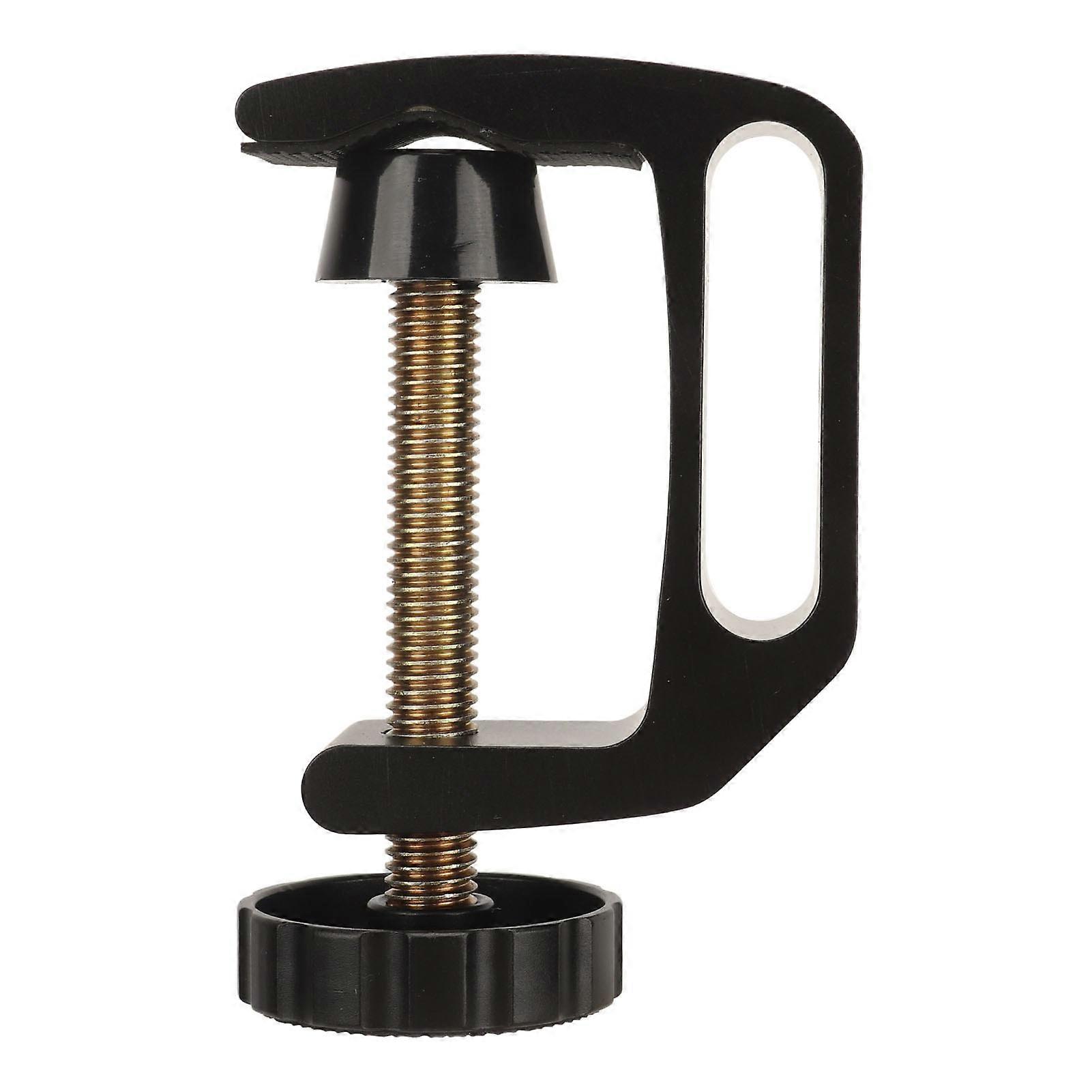 Photography C Clamp Aluminium Alloy Desktop Mount Holder C Clamp with 1/4in and 3/8in Thread Hole for Table