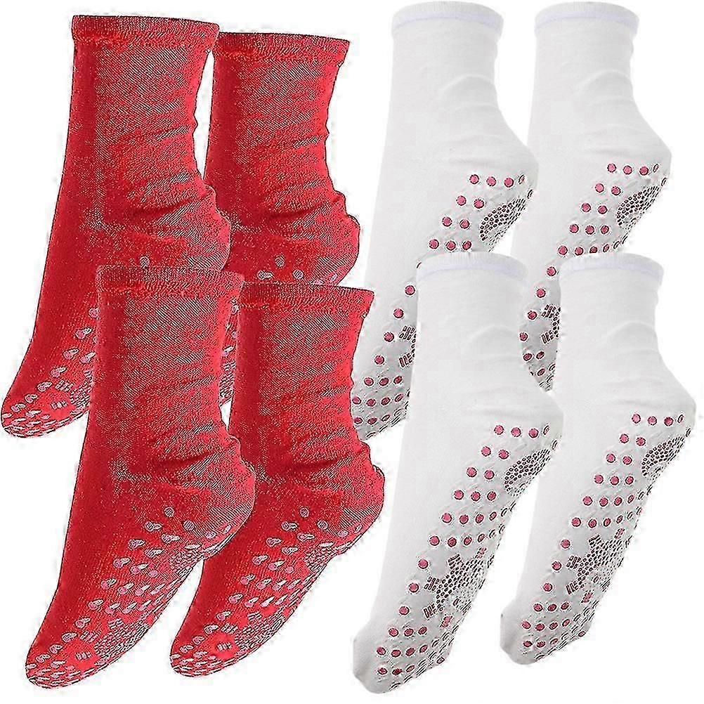 4 Pairs Winter Heated Socks Self Heated Socks Breathable Socks Warm Socks Winter Socks