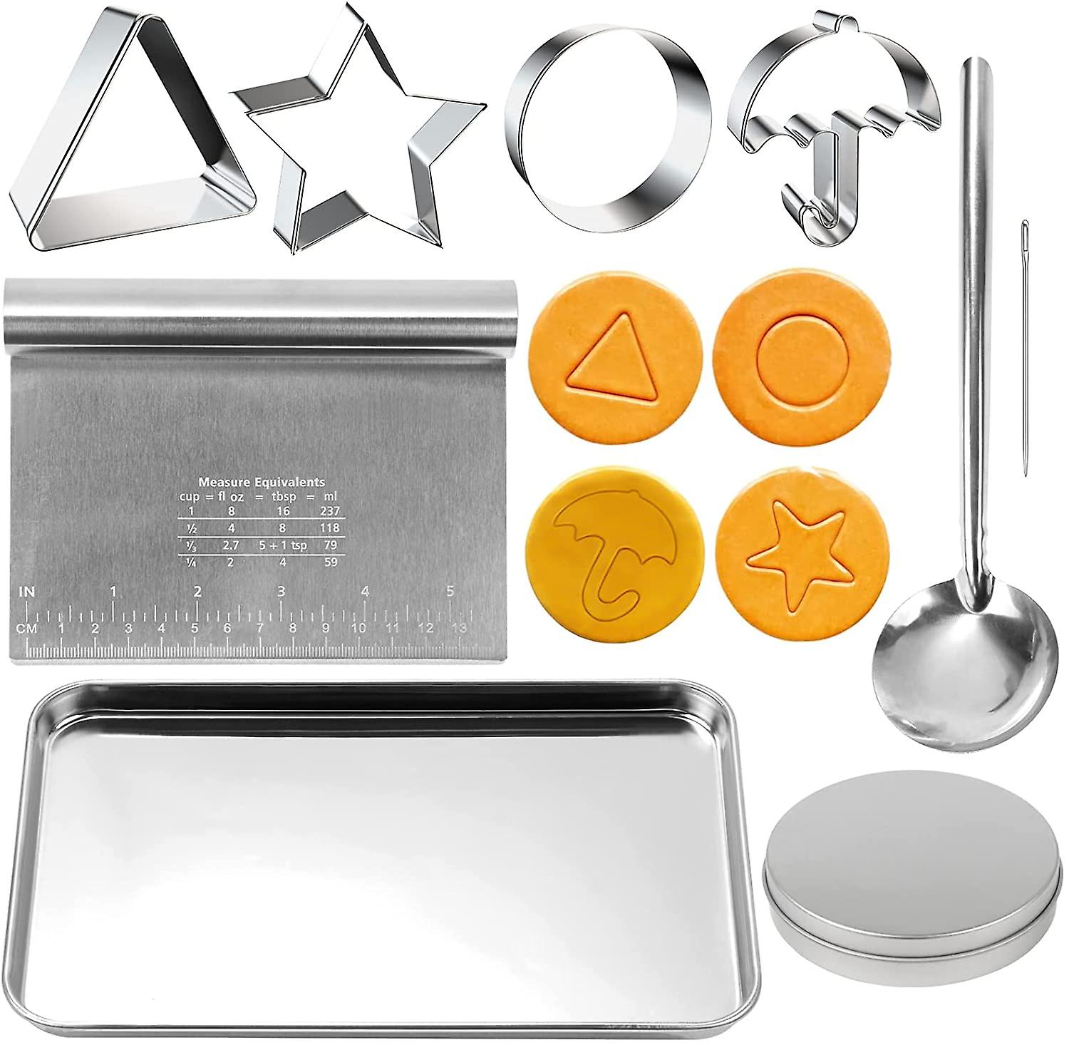 Squid TV Game Cookies Cutter Set9 Pcs koreanske Sugar Candy Making Tools Kit