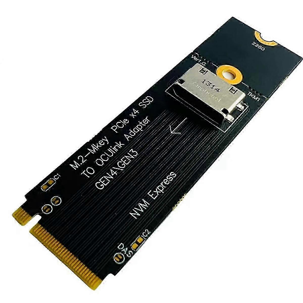 M.2 NVME to U.2 Oculink SFF-8612 Adapter PCI-E NGFF Multi-Function Convenience Adapter GEN4