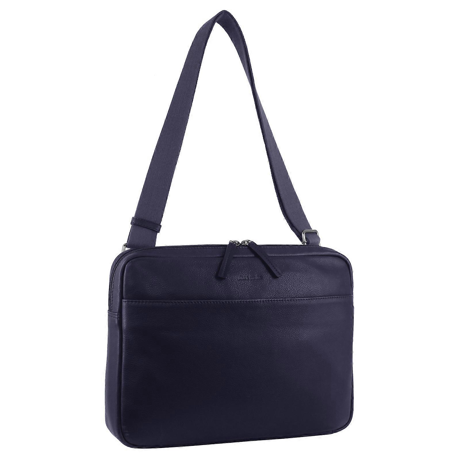 Pierre Cardin Mens Leather 13" Laptop Computer Bag
