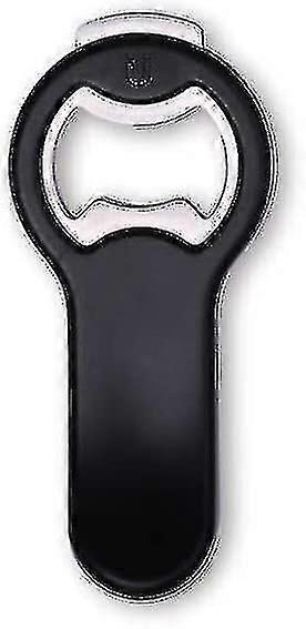 2 In 1 Bottle Opener With Magnetic Cap Catcher - Pop Can Opener Stick To Refrigerator For Easy Storage To Avoid Loss - Easy Picking-up -1 Pack Beer O
