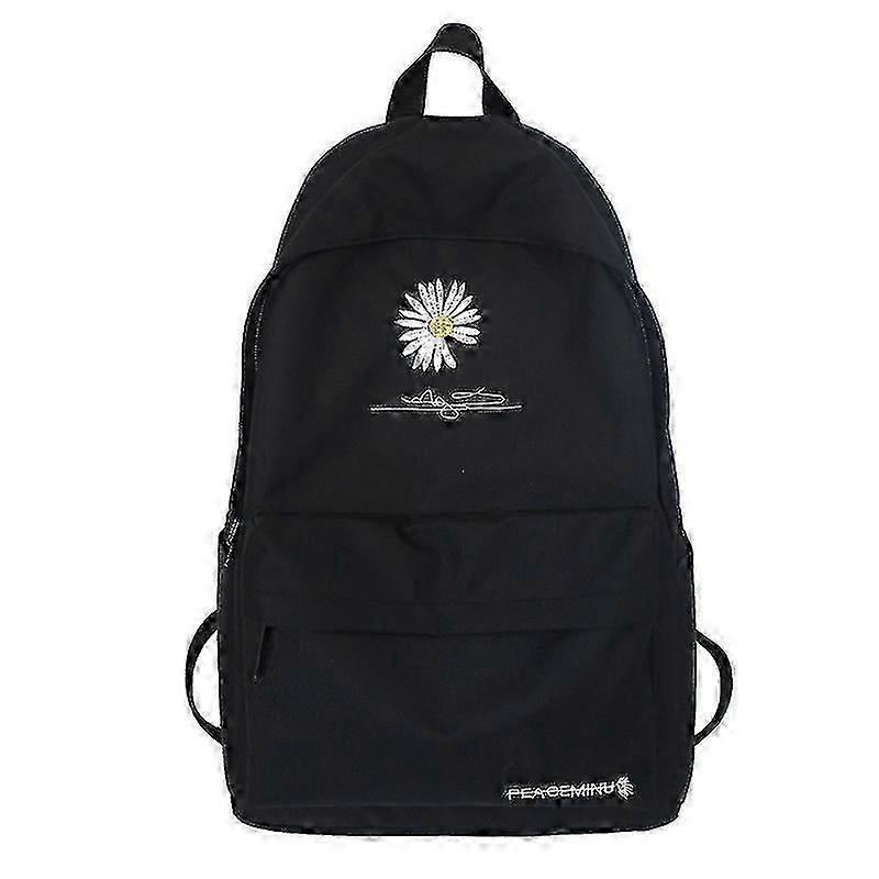 The New Small Daisy Canvas Bag Young Middle School Student Backpack-M