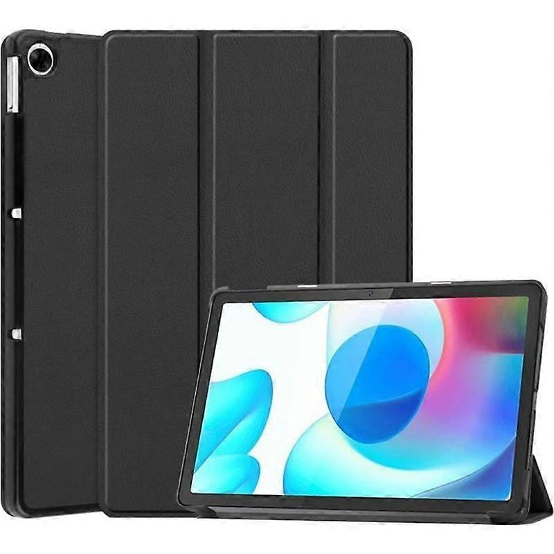 Realme Pad 104 Shockproof Case - Tablet Case with Tri-fold Stand - Black