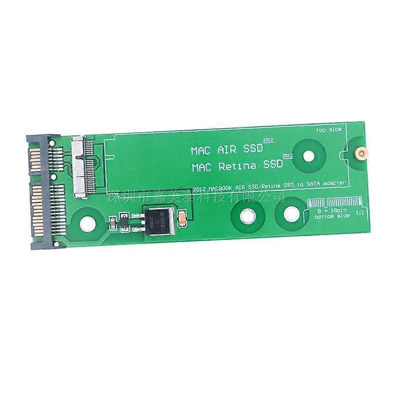 SBSGV 7+17Pin to SATA Adapter Card,Compatible with SSD from 2012 Year MacBook Air/PRO Retina