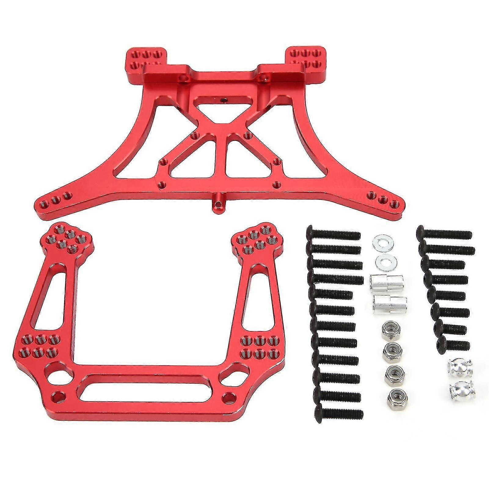 Alloy Front Rear Shock Tower For Traxxas Slash 2wd 1/10 Rc Model Car Upgraded Partsred