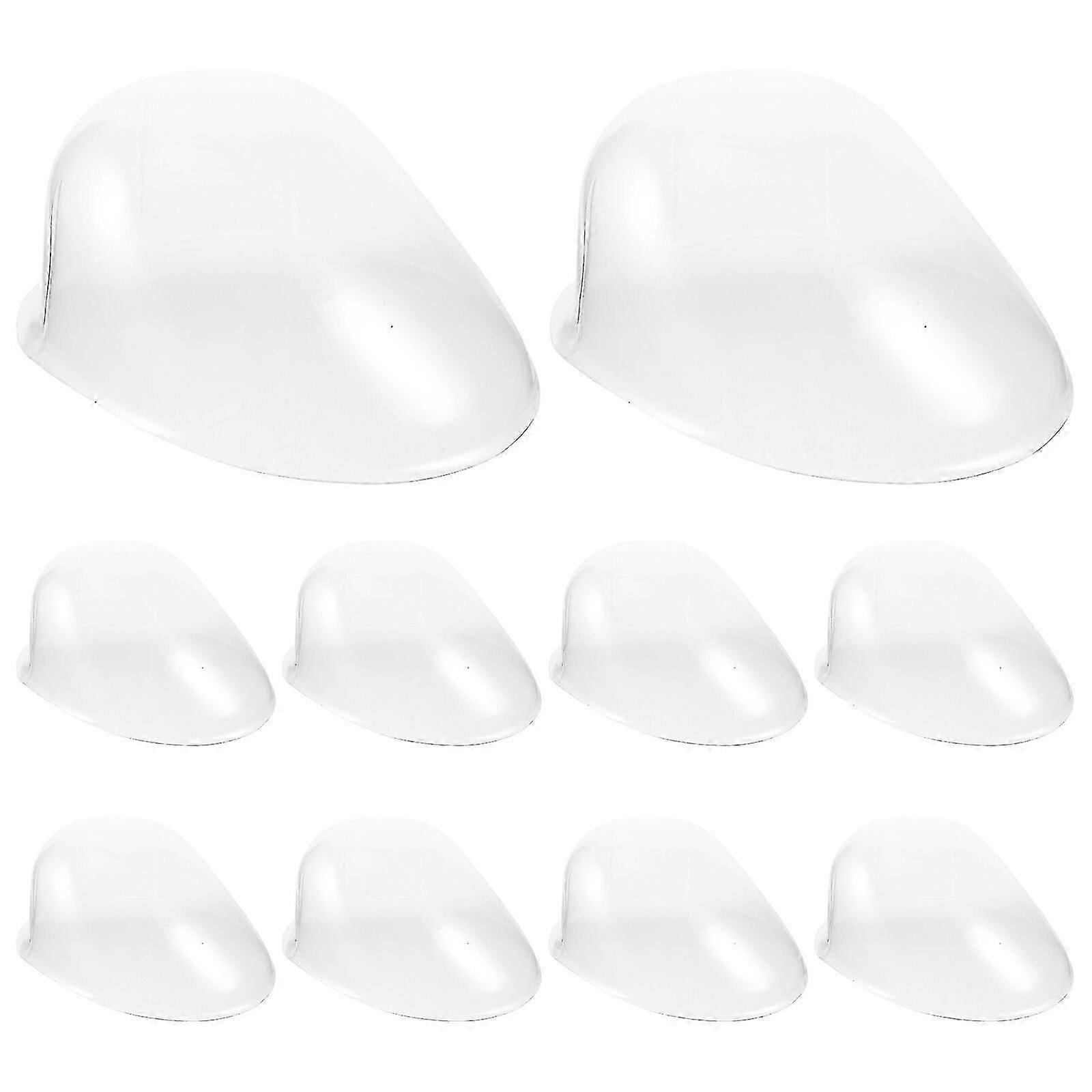 10pcs Peaked Cap Support Plastic Hat Shapers Transparent Hat Rack Hat Display Stand