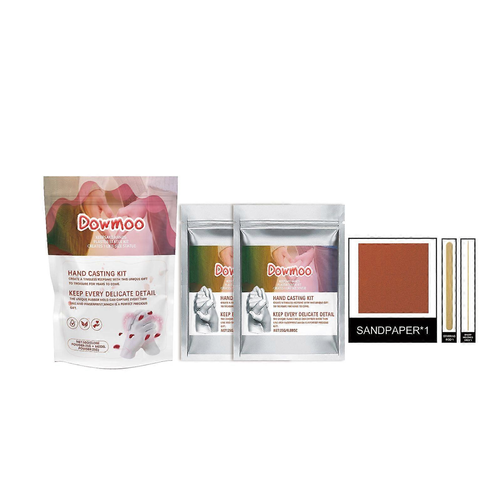 2025 Latest Model  Hand Model Powder Set, 3d Hand Model Plaster Making Material