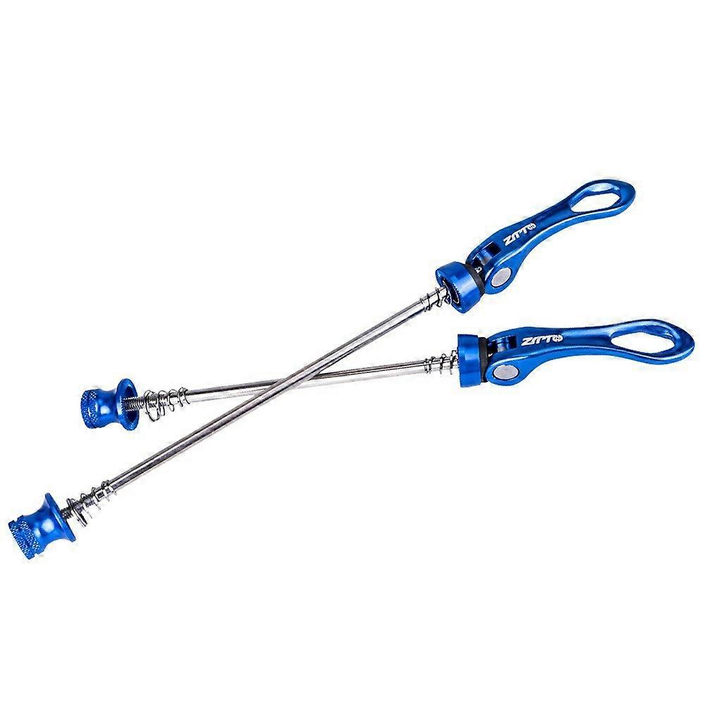 ZTTO LXKCG 1 Pair Bicycle Quick Release Skewer Bike Rear Wheel Quick Release Replacement Axle-Blue