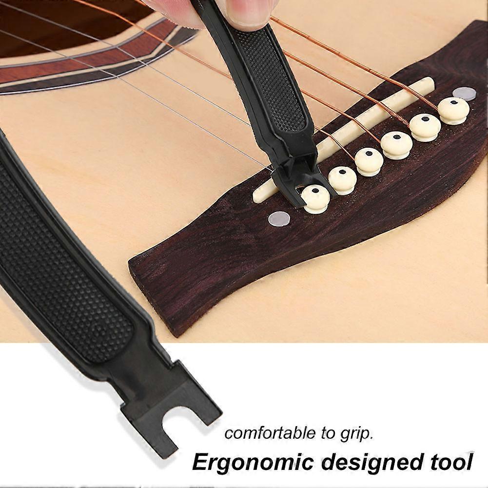 3 in 1 Multi functional Guitar String Pegs Winder Cutter Bridge Pin Puller Maintenance Tool