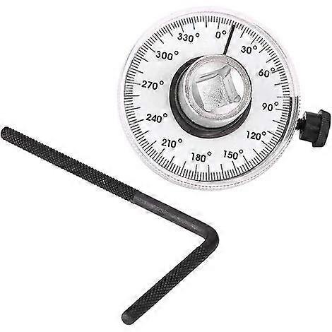 Precision Torque Angle Gauge, High Precision Scale 360 Degree Angle Meter for Drive Measurer