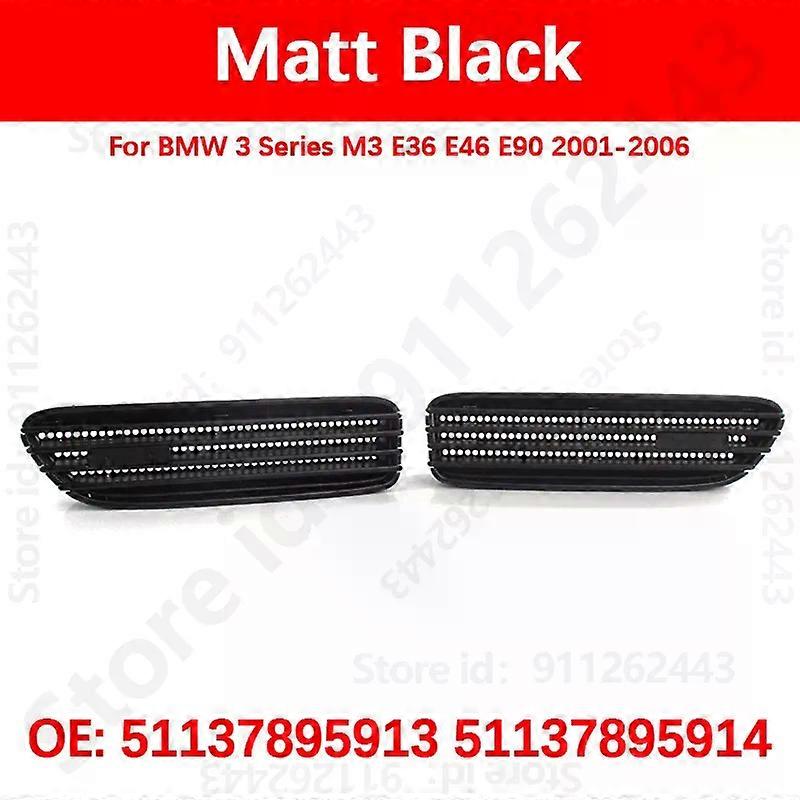תואם ל 3 סדרה M3 E36 E46 E90 2001-2006 רכב קדמי צד פגוש אוורור גריל החלפת גריל 51137895913 51137895914
