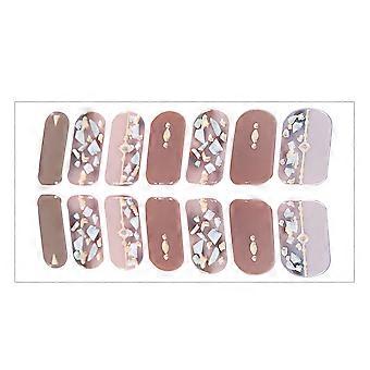 Leuchtende Nagelverschöner, Kristallglas Nagelfeilen Paket, langlebige Glitzer-Finish-Nagelfolien für Frauen und Mädchen