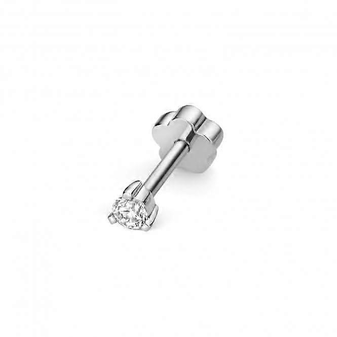 Diamond Jewellery 18ct White Gold Diamond Cartilage Stud EDQ910W