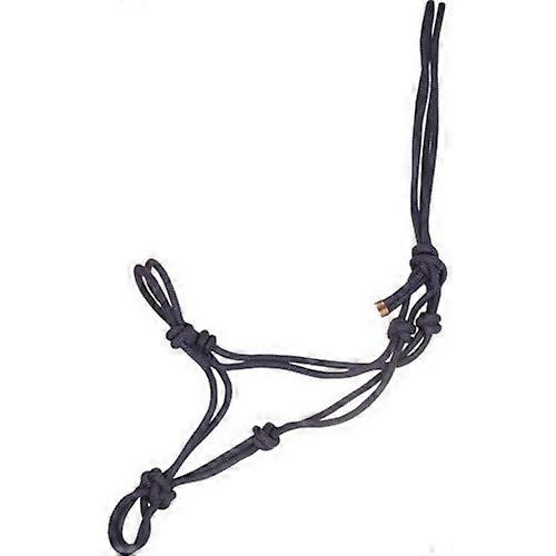 Gatsby Classic Cowboy Rope Halter, HORSE,Navy
