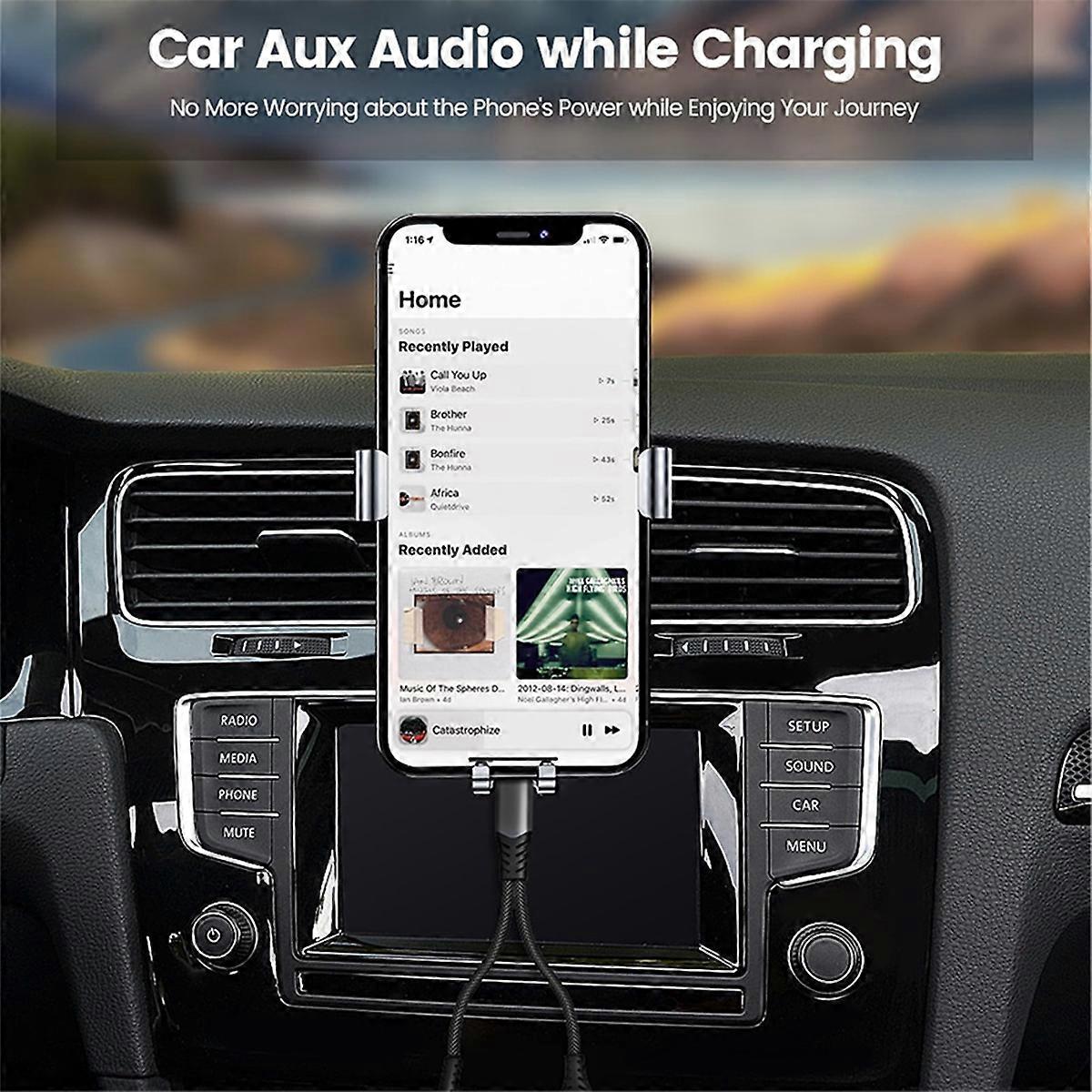 USB-C-auf-3,5-mm-Kopfhörer- und Ladeadapter, 2-in-1-USB-C-auf-Aux