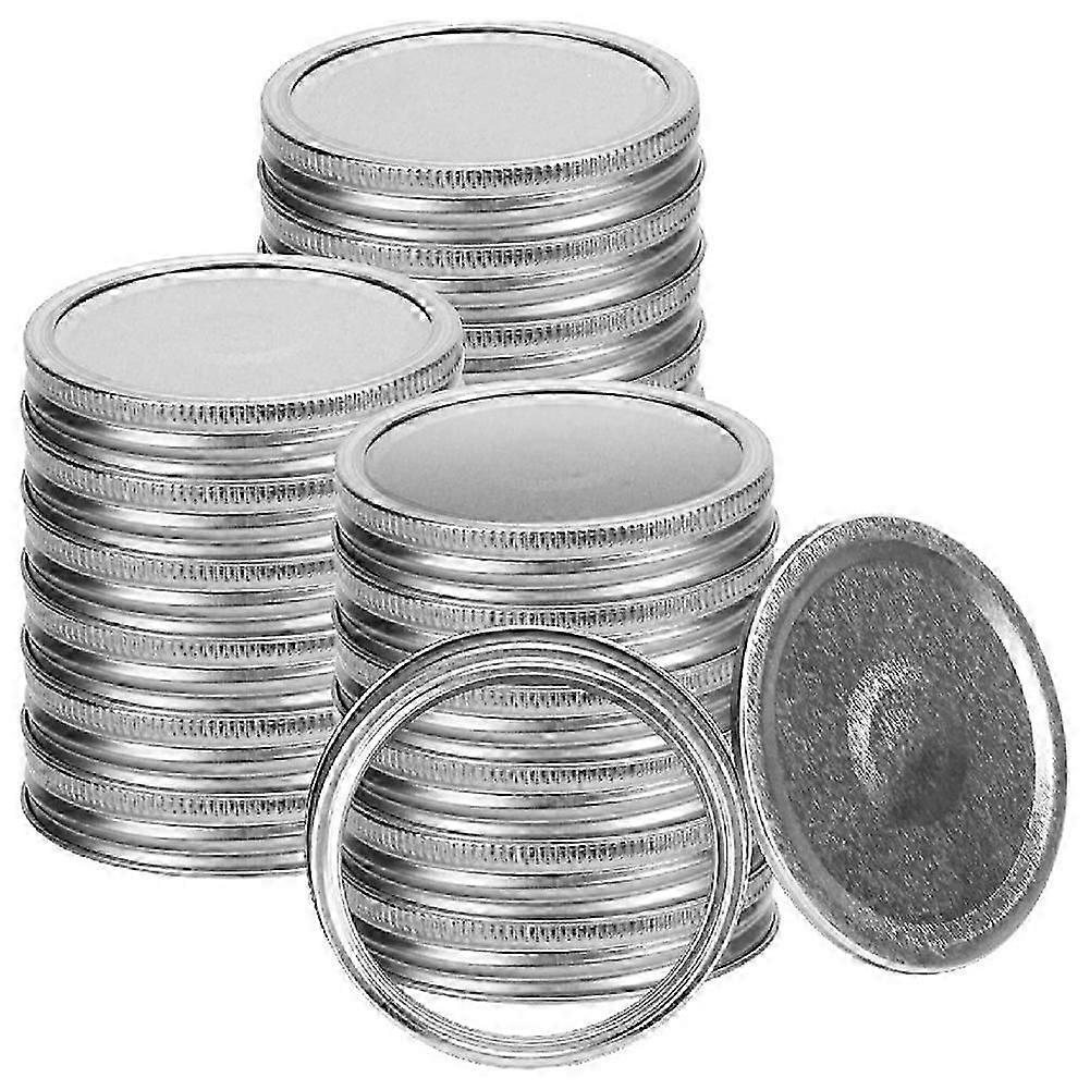 Mason Jar Lids and Rings for Ball Canning Jars Wide Mouth, Split-Type Lids Leak Proof, Reusable Can