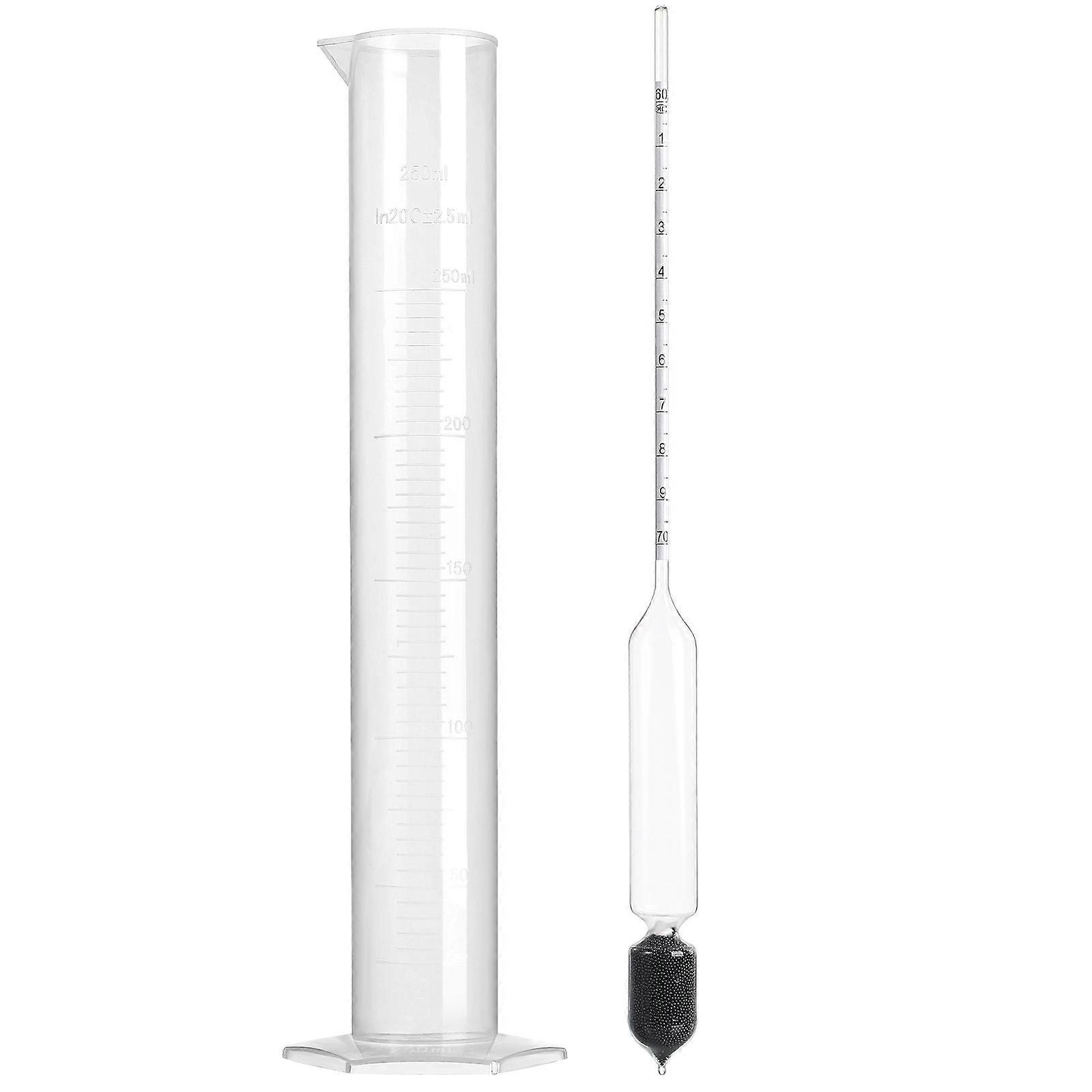 1 set of Maple Syrup Hydrometer Maple Syrup Density Kit Syrup Hydrometer for Measure
