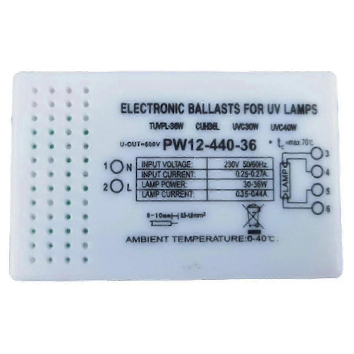 Ηλεκτρονικά Ballast 30-36W 220V Ηλεκτρονικό Ballast Universal για λάμπα UV G23 G10q G5 jn