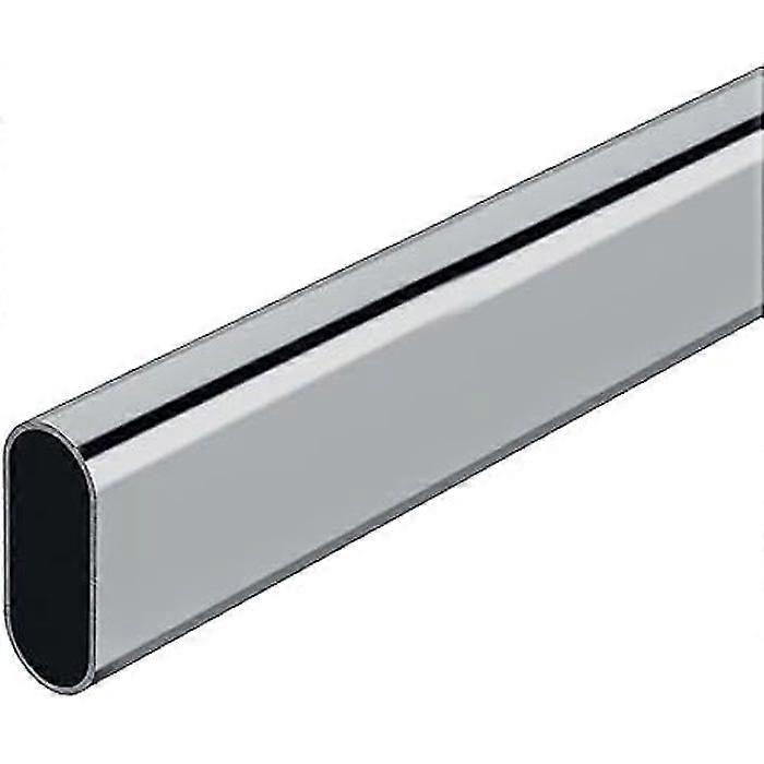 Barra de armario ovalada cromada 200 cm STOR PLANET