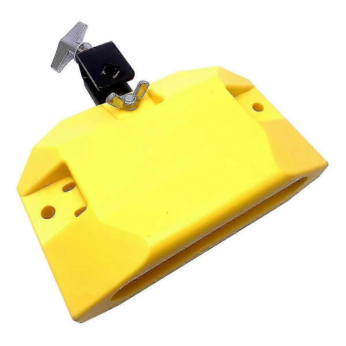 Jam Drum Block Μουσικό Όργανο, Πλαστικό Με 3 Όψεων Mount Medium Pitch (κίτρινο)