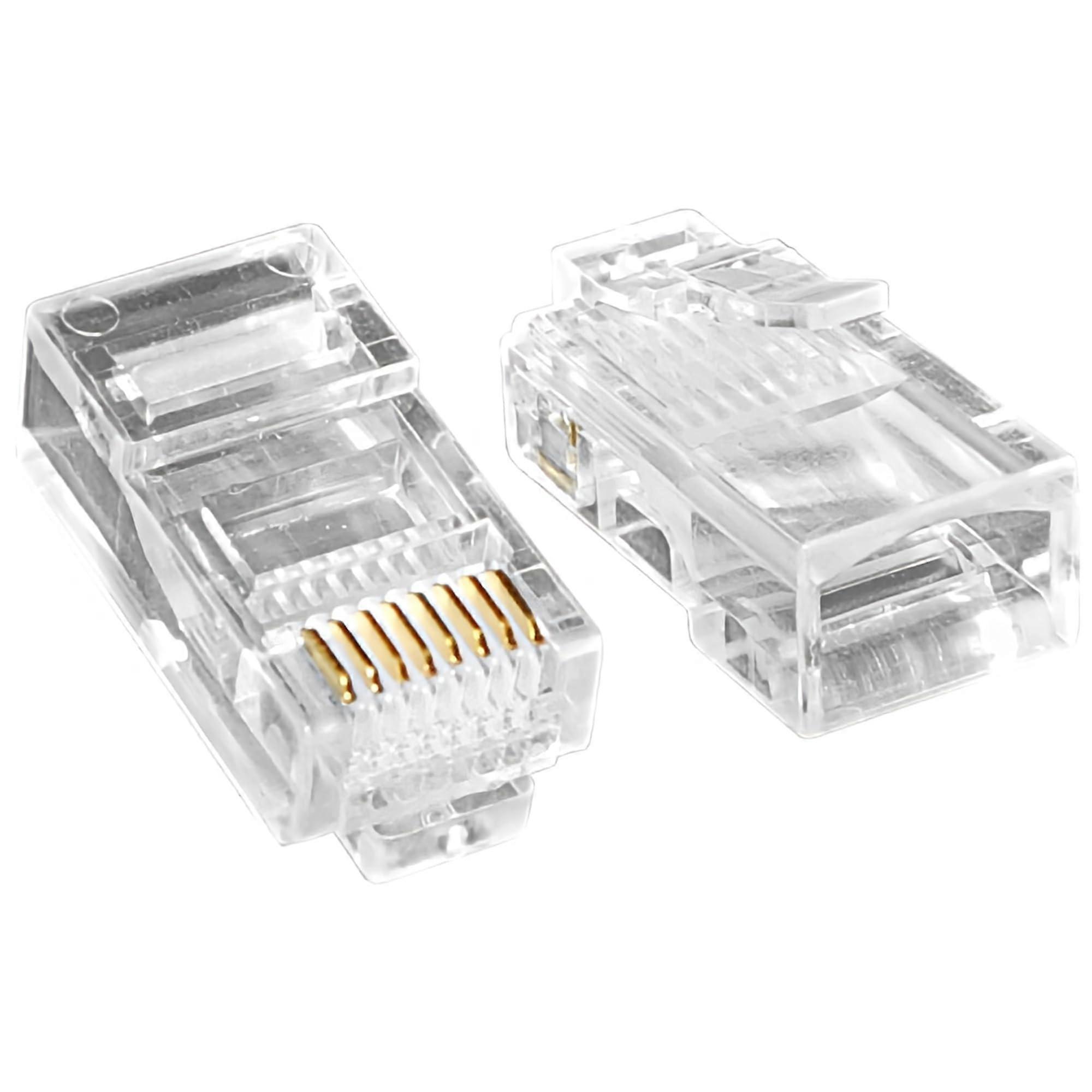 1000pcs RJ45 Modular Plug CAT5E Network Cable Connector Plug 8P8C