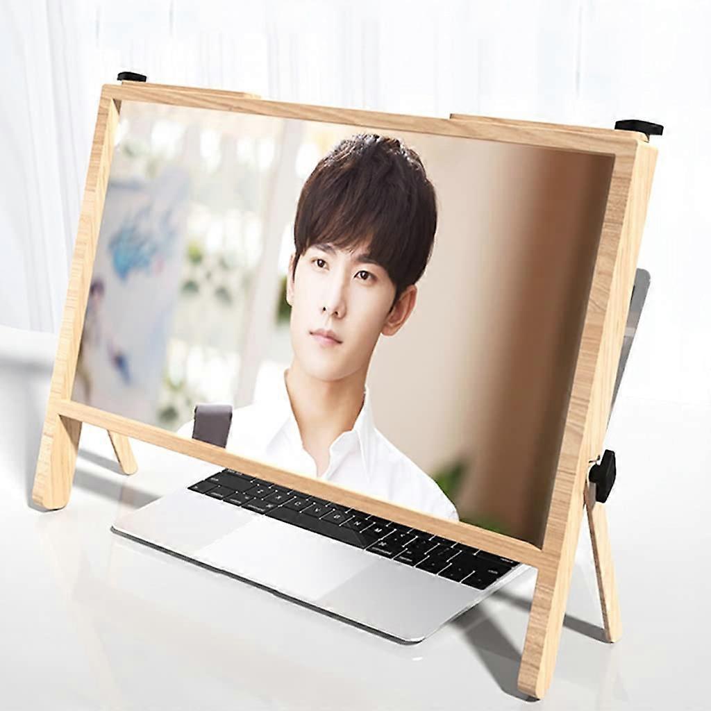 21' Laptop Magnifier for Movies, Universal Foldable Screen Amplifier Holder, HD Reading Magnifier