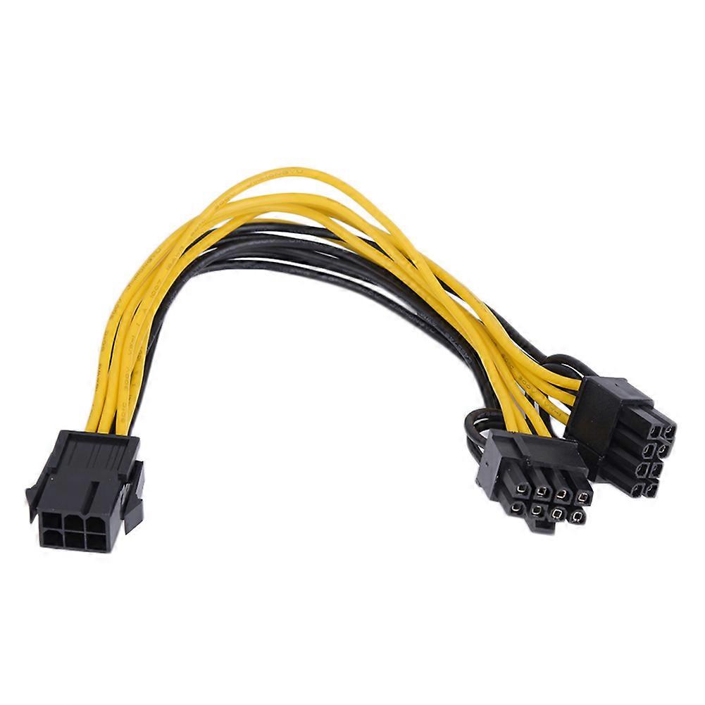 Dual-8pin GPU Power Adapter, Secure Lock PCIe Extension Cable