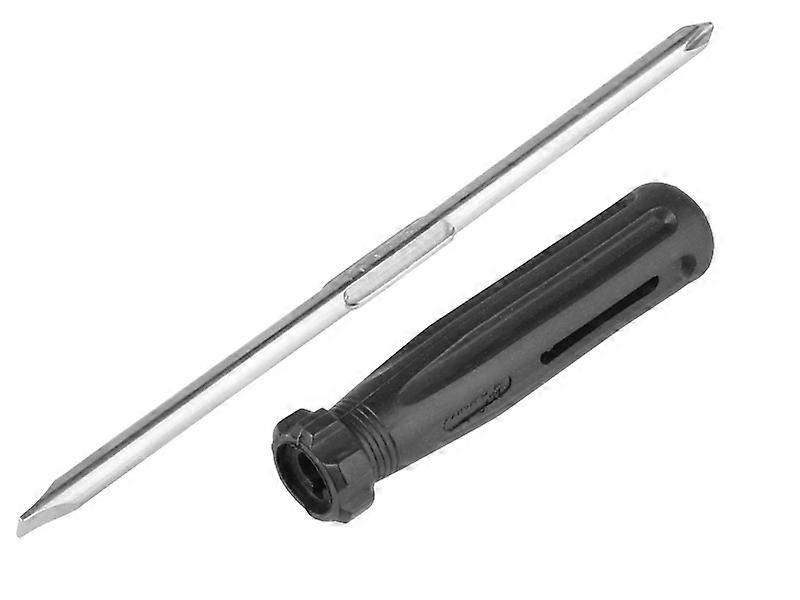 Dubbelzijdige schroevendraaier, sleuf + kruiskopschroevendraaier