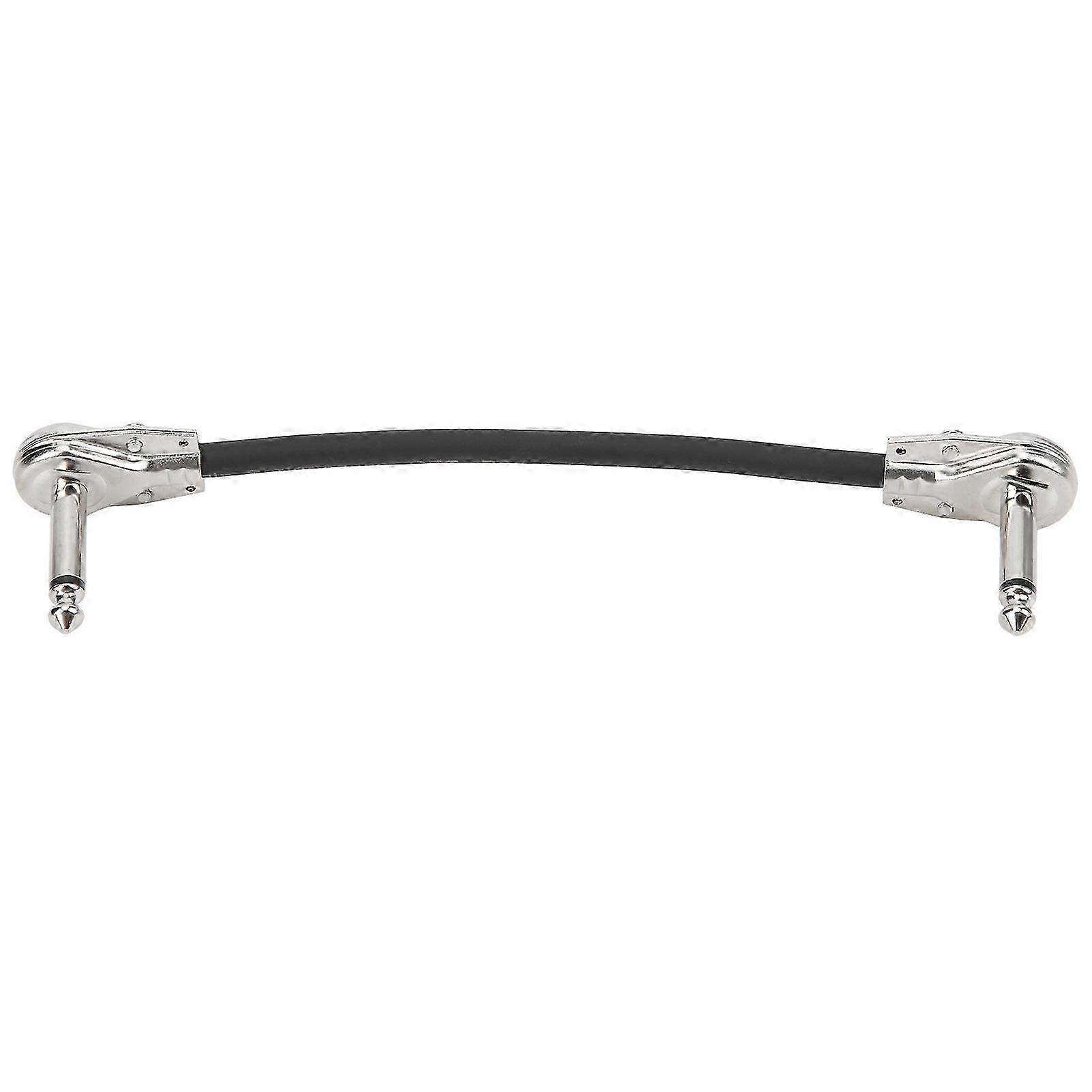 Guitar Patch Cable Low Noise Right Angle Effect 6.35mm Pedal Wire Instrument Accessory
