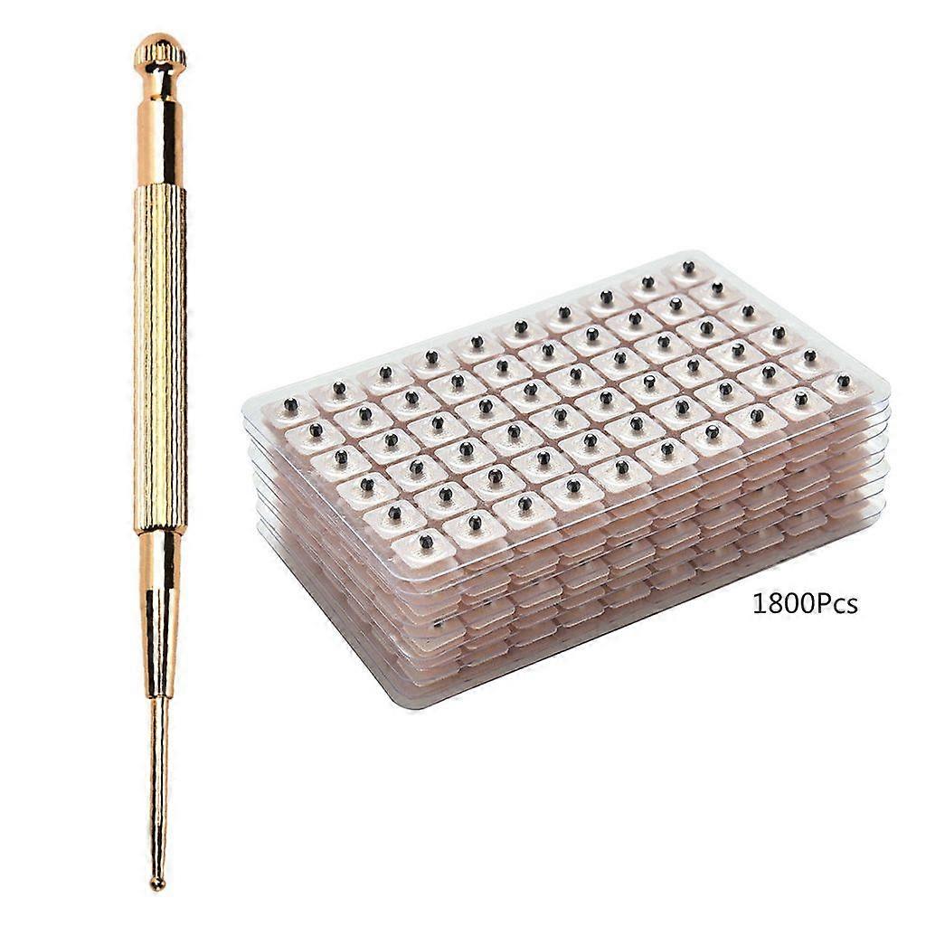 1800 יח 'זרעי אוזן דיקור אוזן נקודת בדיקה גוף מגרה עט אקופרסורה