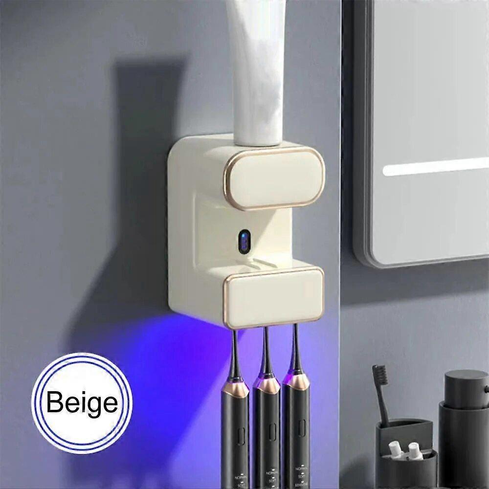 3 Mode Smart Automatic Sensor Toothpaste Dispenser Slots Wall Mounted Electric Toothpaste Squeezer For Bathroom Accessories