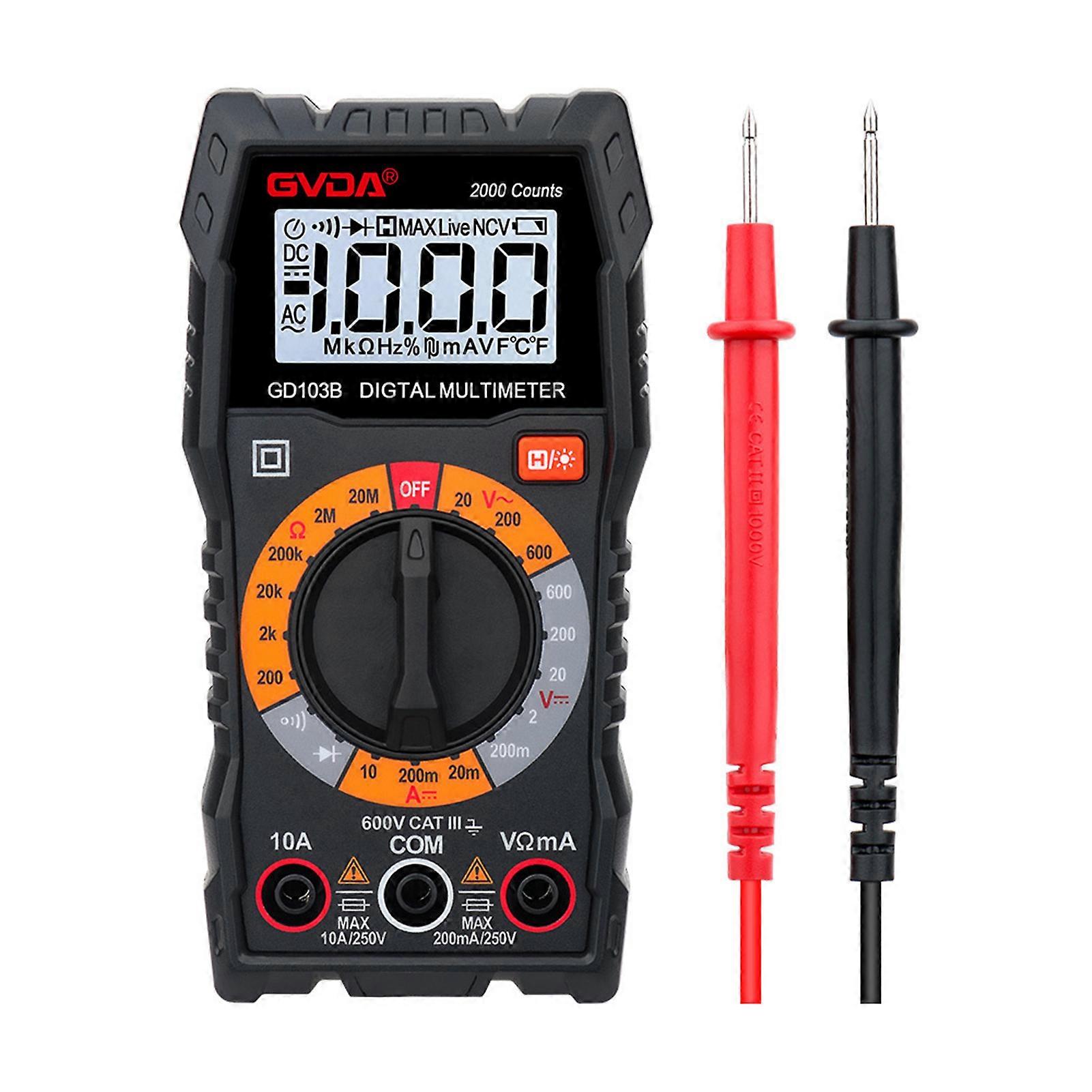 Automatic Digital Multimeter Highly Accuracy Electrician Mechanic Multimeter for Home Professional Use