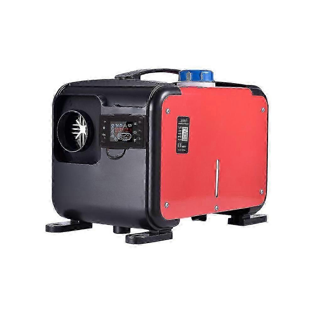Red DC 12V Diesel Heater 12V Fast Heating Air Parking Heater 8KW All In One Autonomous Diesel Air Heaters For C