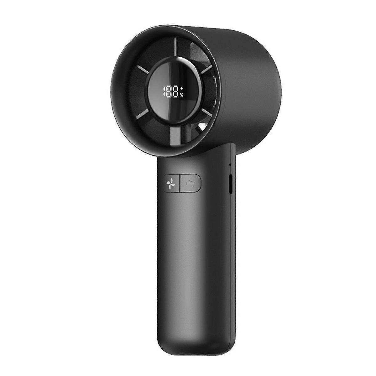 Portable Handheld Fan Digital Display Fan for Travel,Rechargeable Fan High Speed Fan