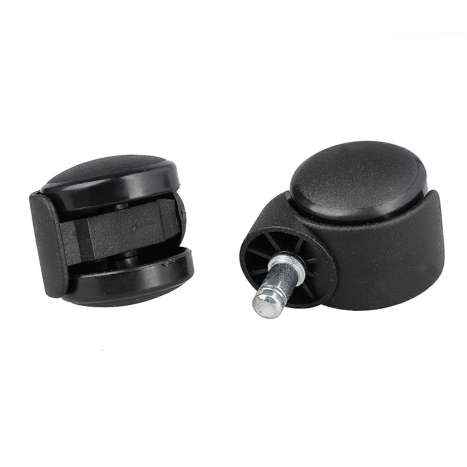 5 x Replacement Office Computer Chair Stem Swivel Castors Casters Wheels Black