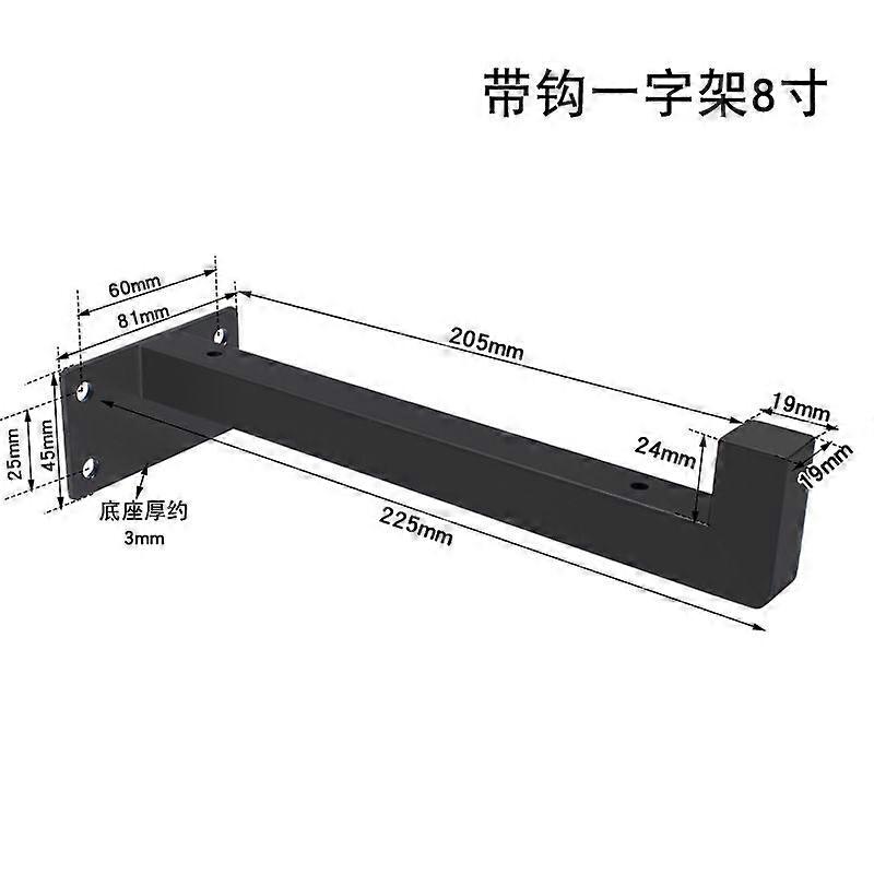 1 Set L-Shaped Metal Bracket For Shelves Triangle Shelf Bracket Heavy Duty Iron Shelf Brackets Right Angle Support Wall Hanging Hardware Home Use