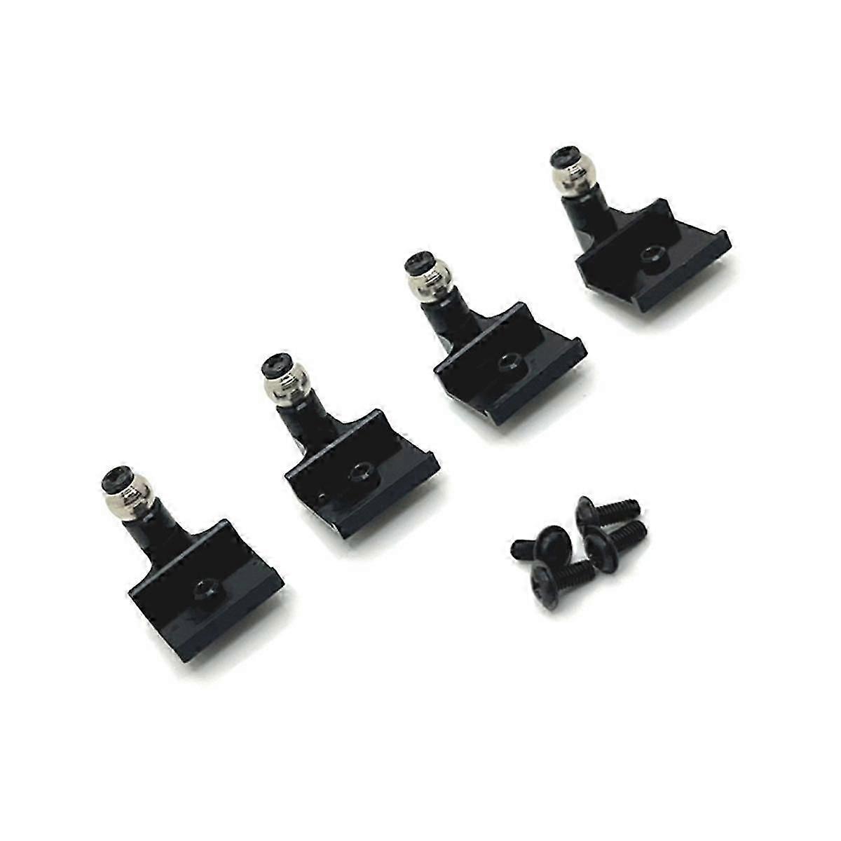 RCカーアップグレードフロントリアサスペンションブラケットキット 1/16 C64 RCカーアップグレードパーツ用 赤