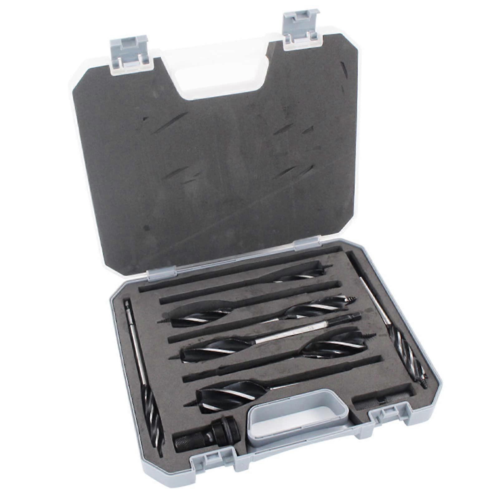 11 PCs Flute Spiral Drill Bit Set 10-25 mm for Electric Hand Drills, High Hardness for Clean Hole Making