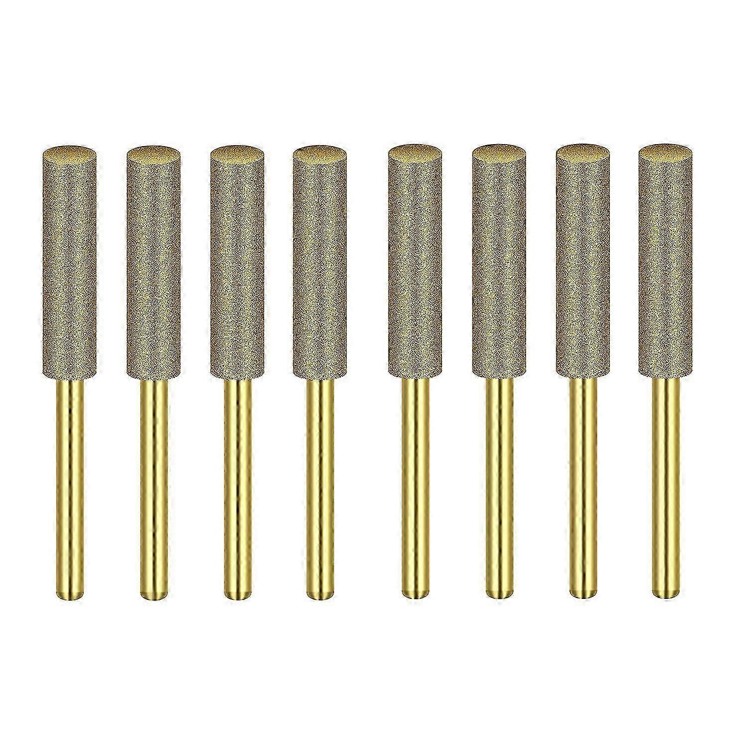 8Pcs High Hardness Diamond Chainsaw Sharpener-Stone File,Diamond Sharpening Wheels Chainsaw File(5/