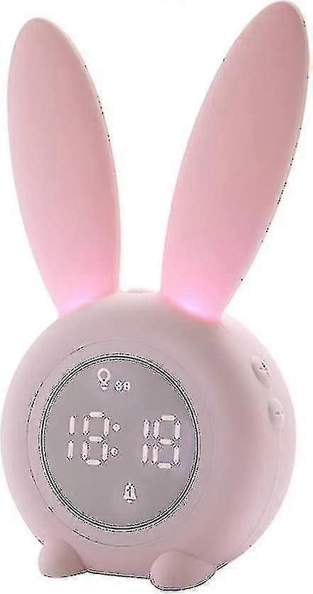 Children's Clock Bunny Light Alarm , Night Light With Snooze Function Bd-YUHAO