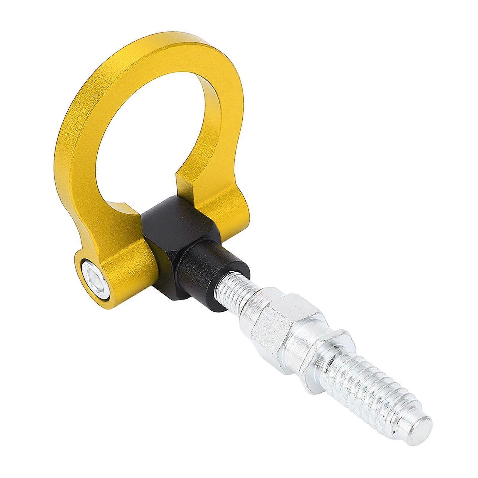 Towing Hook Aluminum Tow Hook for BMW 3 Series 5 Series X5 X6 E36 E39 E46 E82 E90 E92 E93 E70 Black Gold