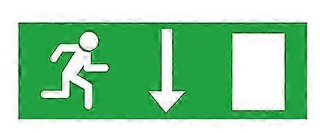 Emergency Down Self-Adhesive Luminous Rescue Sign Exit Sign Arrow