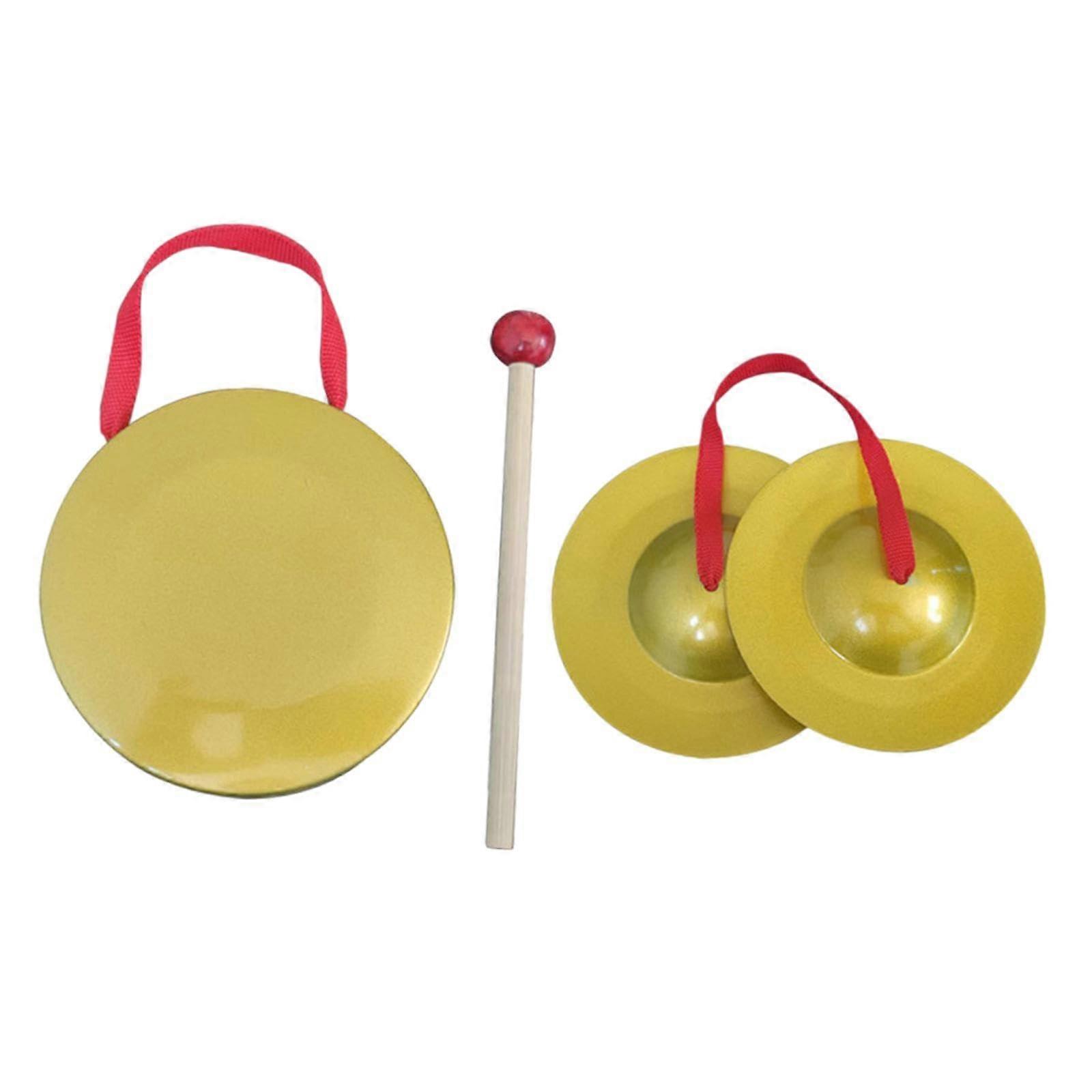 Mini Brass Gong Set for 's Music Exploration, 12cm, 78024114168879244