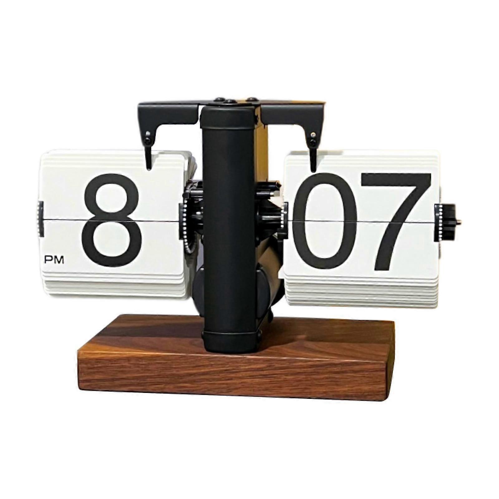 Auto Flip Clock,Flip Desk Clock Mechanical Decoration,Office Flip Digital Clock
