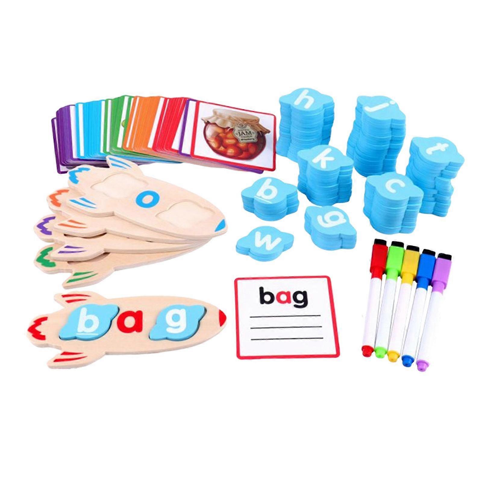 Vowel Reading Letters Sorting Spelling Games Spelling Board for Interaction