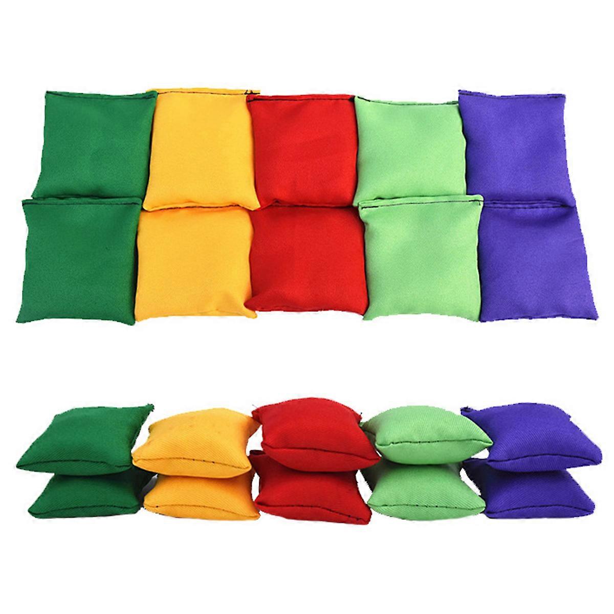 Reusable Beanbag Toy Throwing Game for Kids Physical Training Outdoor Friends Interaction Toss Game Color Assorted 2PCS