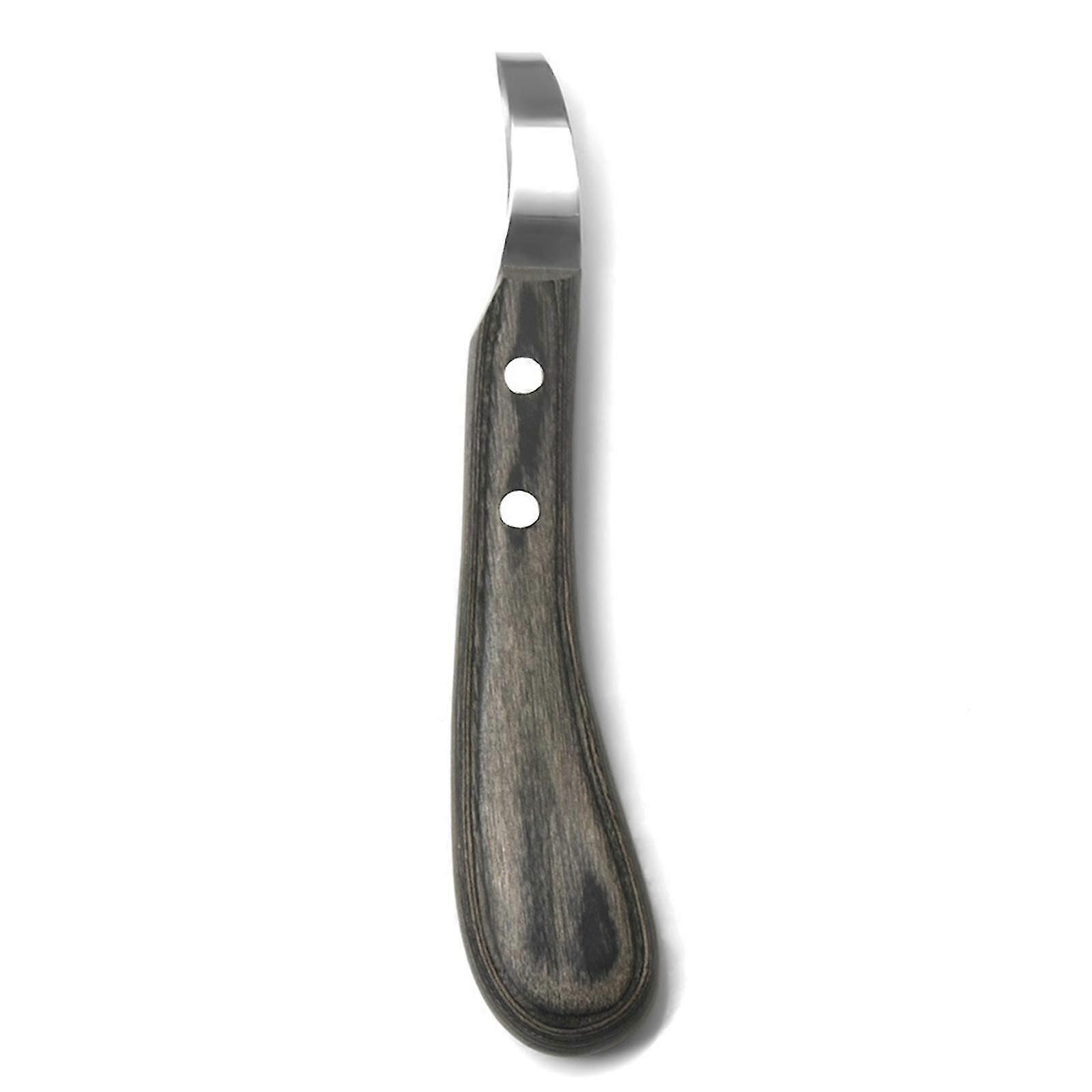 Foot Pruning Tool with Wooden Handle Hoof Trimmer for Cattle Sheep Livestock