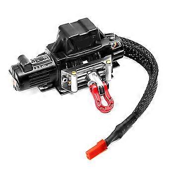 RC Model Alloy Car Electric Winch Parts for Car Toy 1/10 Accessories with Steel Cable for Model Car Accessories Multicolor
